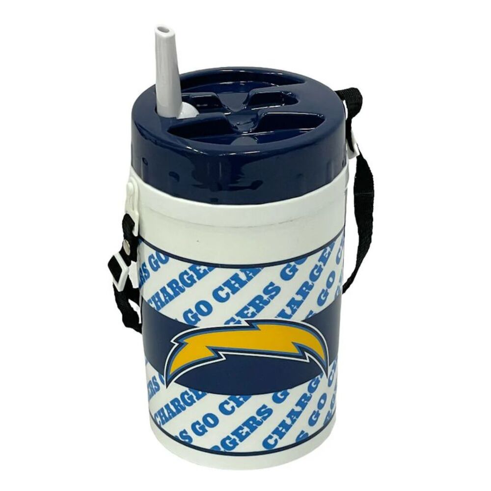 NFL Los Angeles Chargers Plastic Thermos with Strap, 1 Liter